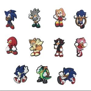 Sonic Croc Charms x 10 Random